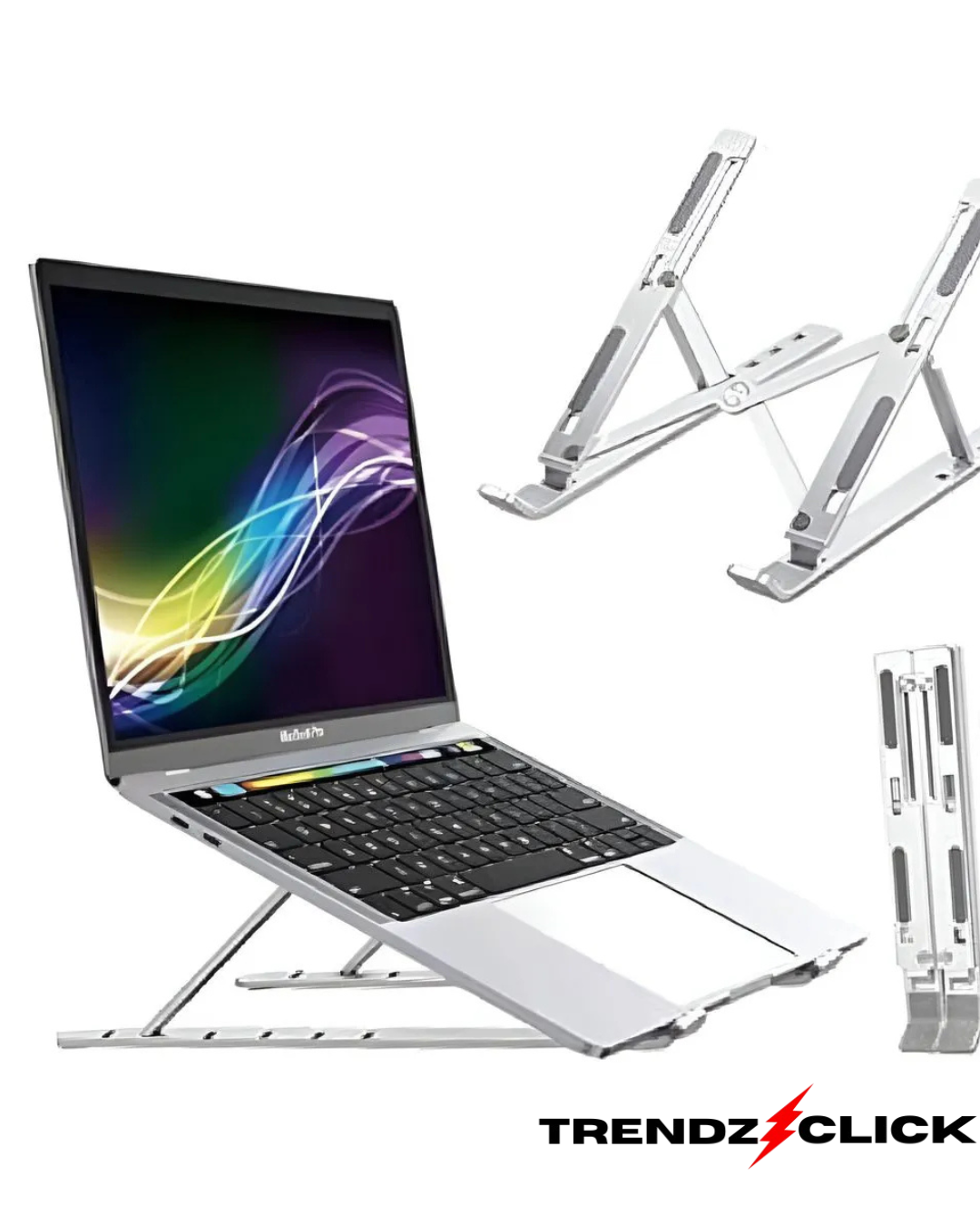 Soporte de laptop plegable de aluminio