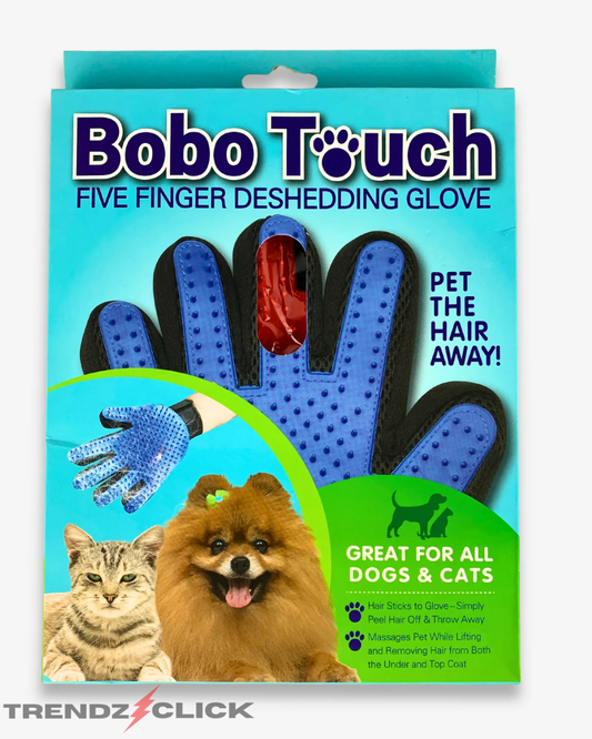 GUANTE MASAJEADOR QUITA PELOS PARA GATOS Y PERROS