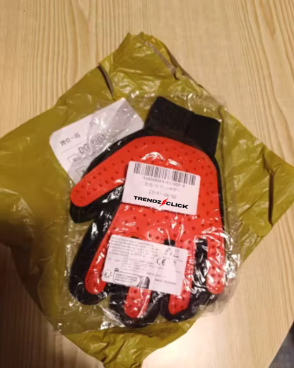 GUANTE MASAJEADOR QUITA PELOS PARA GATOS Y PERROS